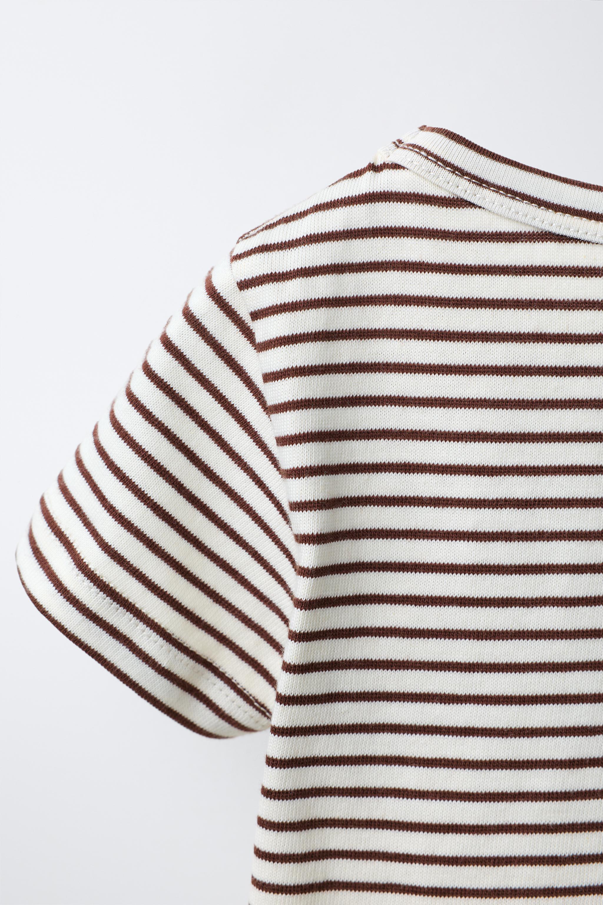 T-SHIRT RAYURES TISSÉES SOFT